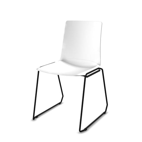 Besucherstuhl schwarz weiß Kappler