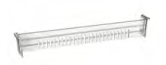 Modul-Teiler 50mm transparent Kappler